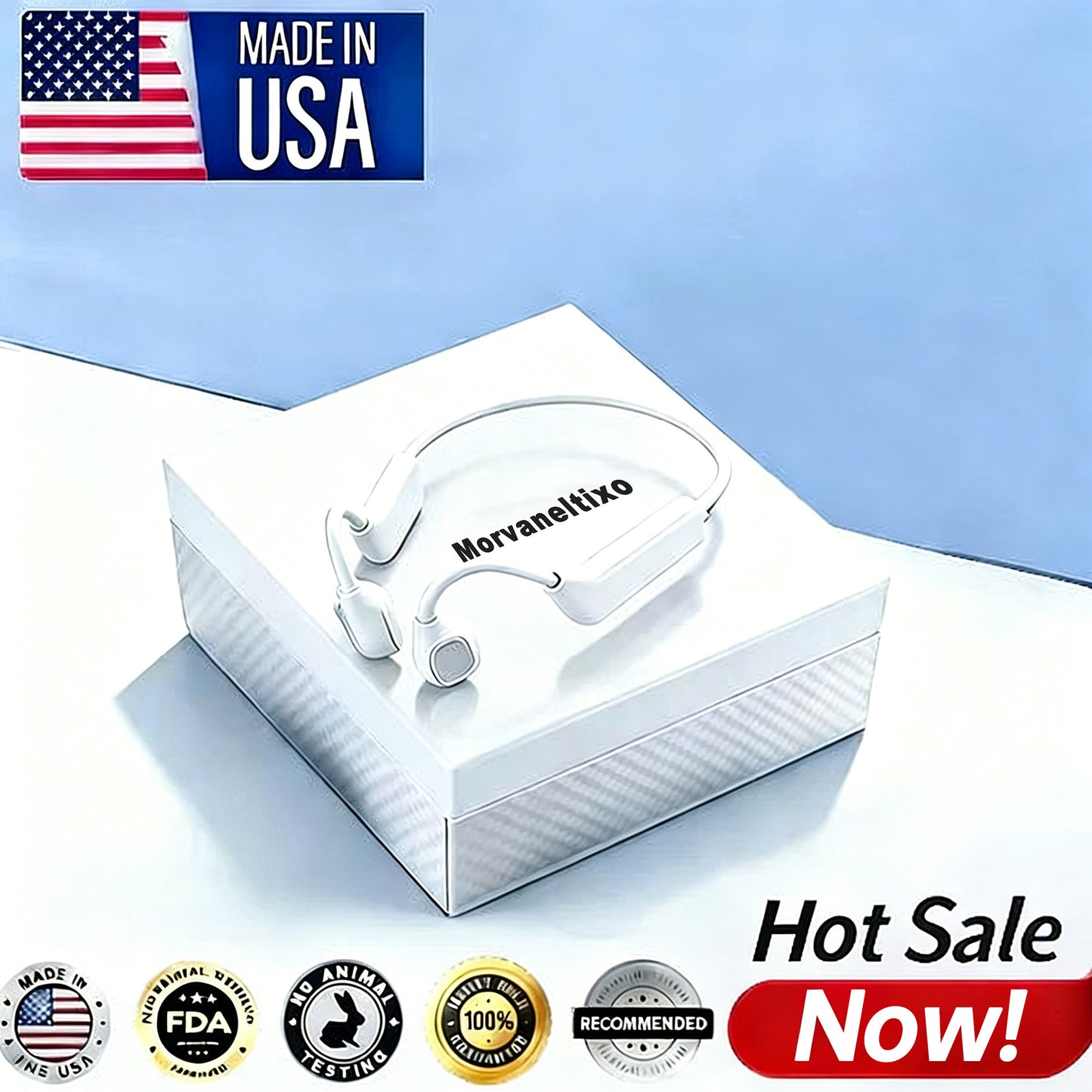 💥Feel the Joy.💖 💥 LIMITED TIME OFFER!🔥Morvaneltixo Bone Conduction Smart Hearing Aids Amplifier – Patented Transducer, Best Bone Conduction Aid✅made in the USA✅🔥Limited stock available!🔥